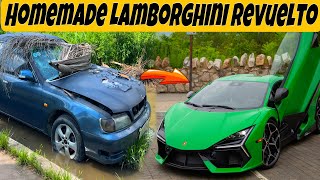 Using Old Nissan Car Parts To Assemble And Build A Lamborghini Supercar