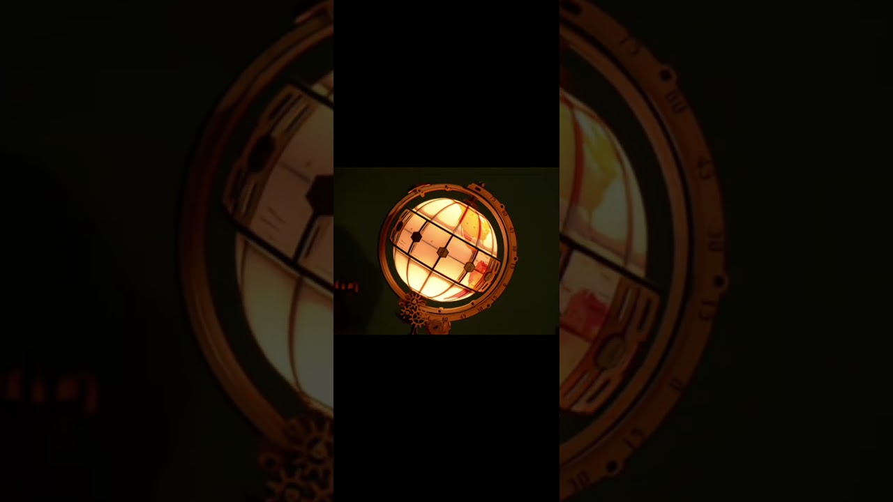 Retro Style Mechanical Globe Lamp