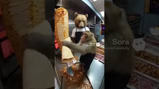 the best kebab #bear #animals #food