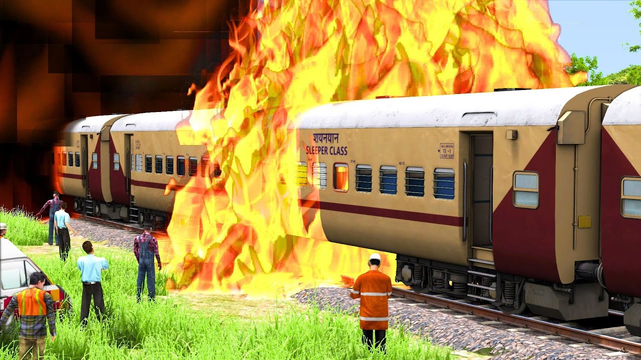 Rescue Fired Falaknuma Express | BUMPY RAILROAD | Train Simulator | Railworks 3 | NTG GAMING