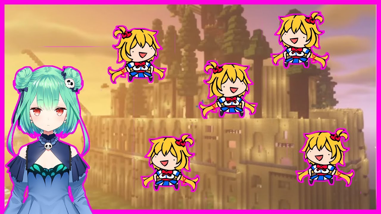 Rushia reacts to Haachama's Tower of Babel [Hololive, Minecraft]