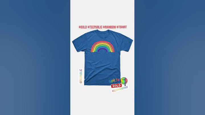 Crayon Rainbow T-Shirt from TeePublic.com by #ellenhenryart