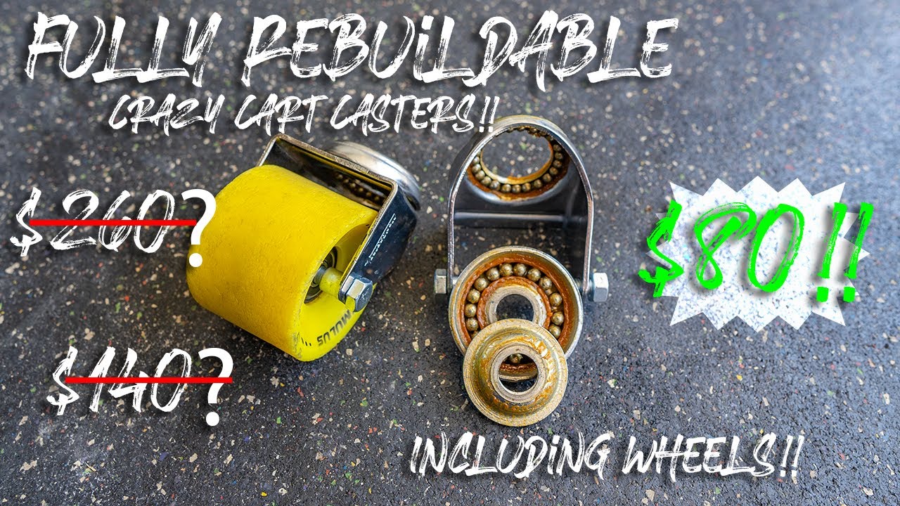Taxi Garage Alternative! The BEST Crazy Cart Casters for $80! (with wheels!)