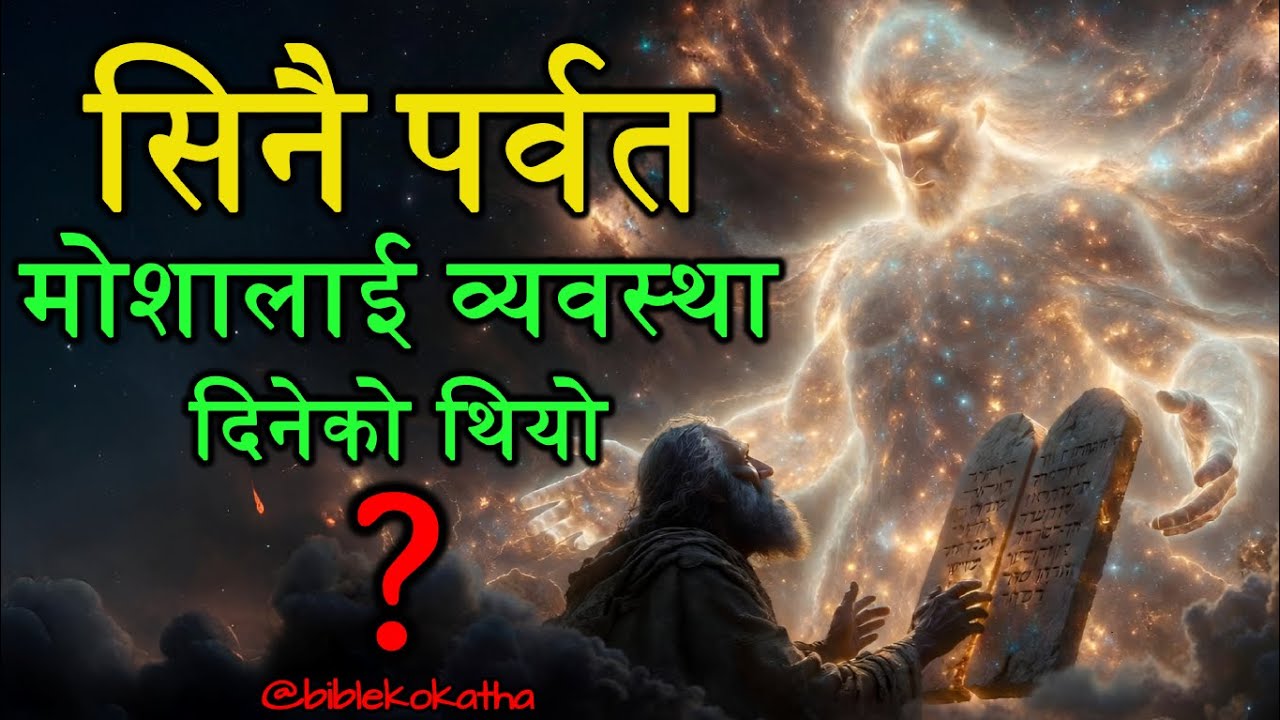 (नेपालीमा) Who Actually Gave Moses the Law at Mount Sinai?