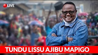 KUMEKUCHA:TUNDU LISSU ASHINDWA KUJIZUIA AUWASHA MOTO BALAA BILA UOGA SIKILIZA HIKI ALICHOKISEMA