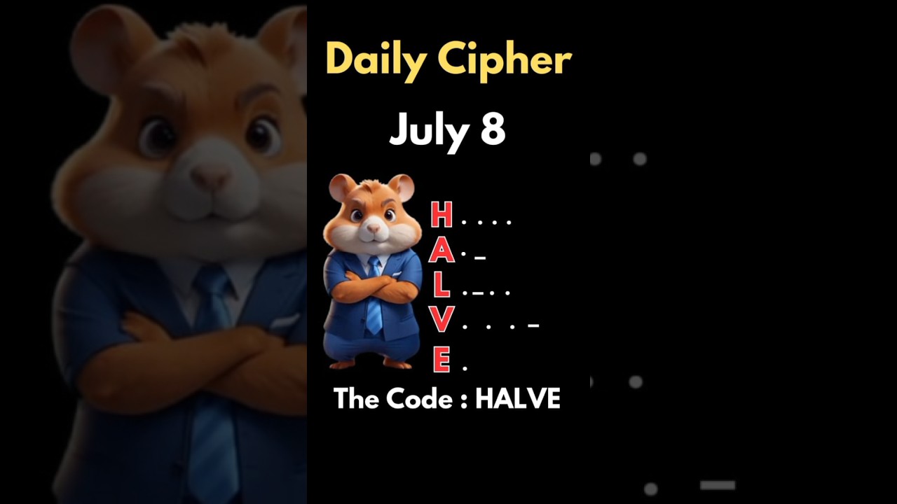 Hamster Kombat 🪙 Daily Cipher Code 8 July 