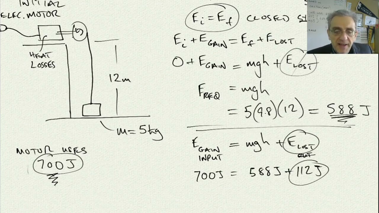 Physics 11 Lesson 35: Efficiency and work lost to heat
