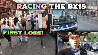 Racing The Bx15! Entire NYC Bus Route *FIRST LOSS | MTA Bus Race #12 |