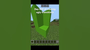 Day 832 of making ugly transitions