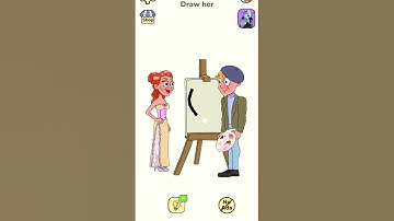 Draw The Painting : Impossible date 2 😅 Android X IOS #shorts