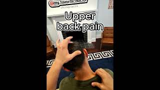 Upper back adjustments can help with upper back pain and can help improve mobility.