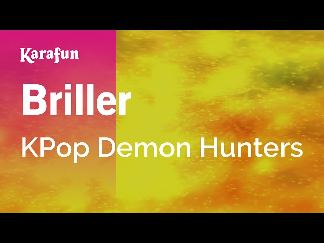 Briller - KPop Demon Hunters | Karaoke Version | KaraFun