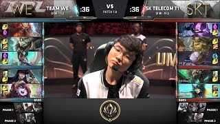 【MSI季中冠軍賽】第二日 小組賽 WE vs SKT