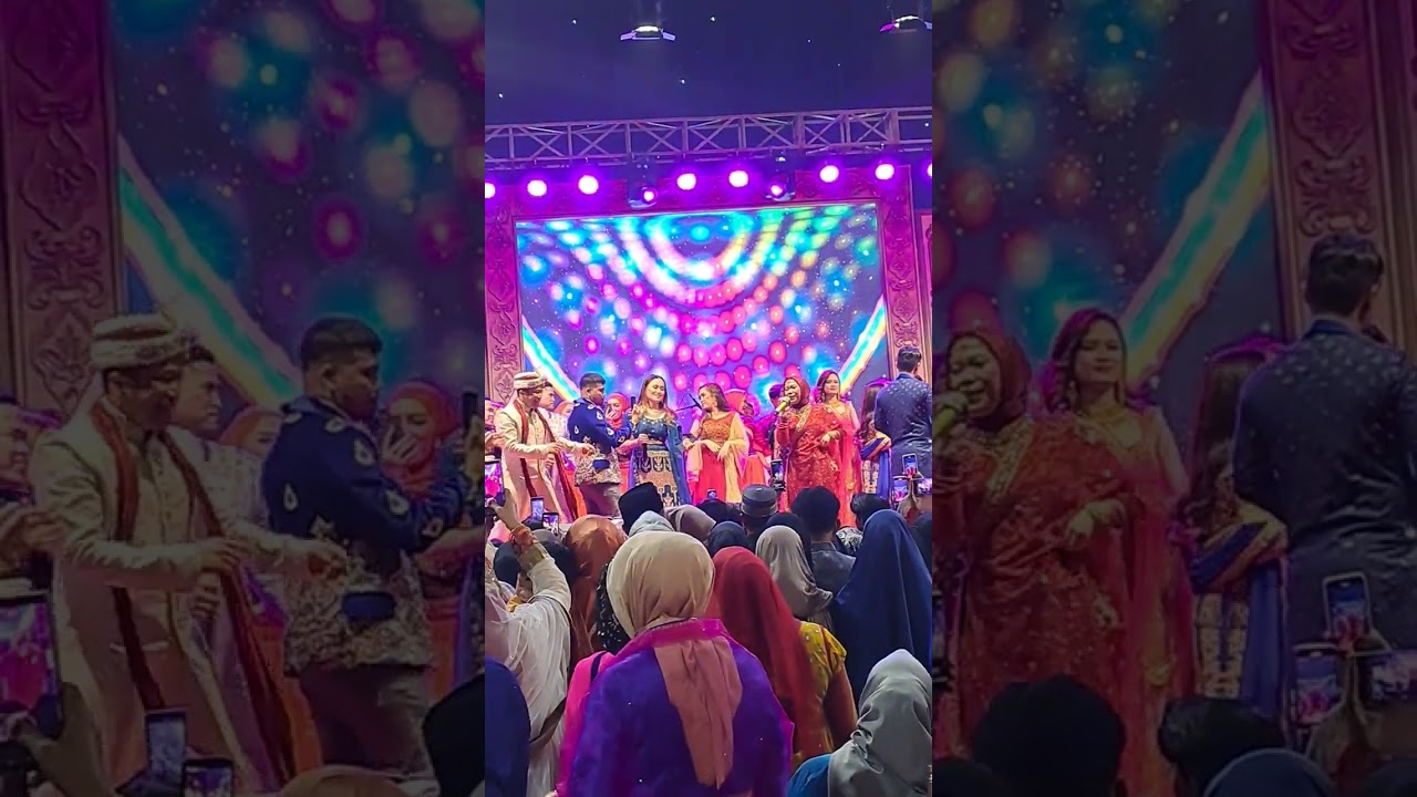 PUTRI & AJIS Wedding Hebohhh...SELFI YAMMA & Artis Indosiar, Nyanyi Lagu Bugis UTANENG TENRI BOLO.
