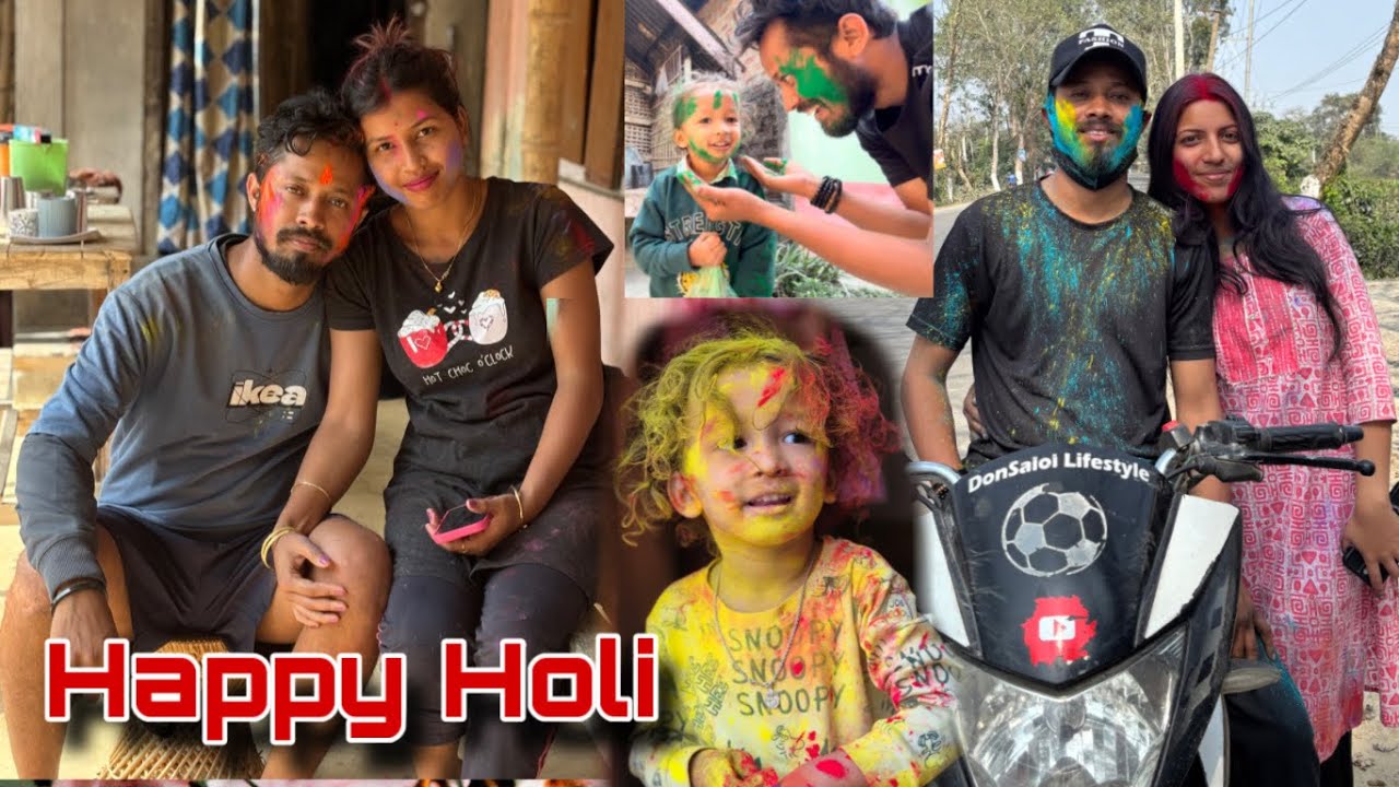 Happy Holi 2026 // Holi with family..