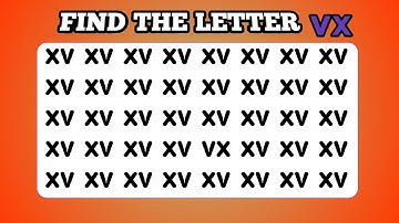 "Can You Guess the Odd Number and letters?"