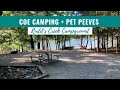 Army COE Rudds Creek Campground &amp; 3 Pet Peeves