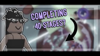 Completing 40 Stages In Tower Of Hell Roblox