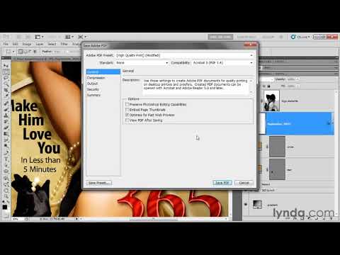 Photoshop Tutorial - Create a high-resolution PDF file