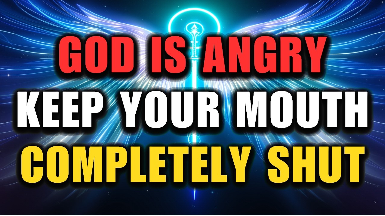 Chosen One: God Said SHUT YOUR MOUTH! He Is Deadly Serious About This 🤐🔥