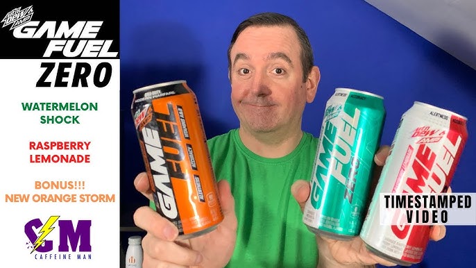 Mtn dew game fuel nutrition facts