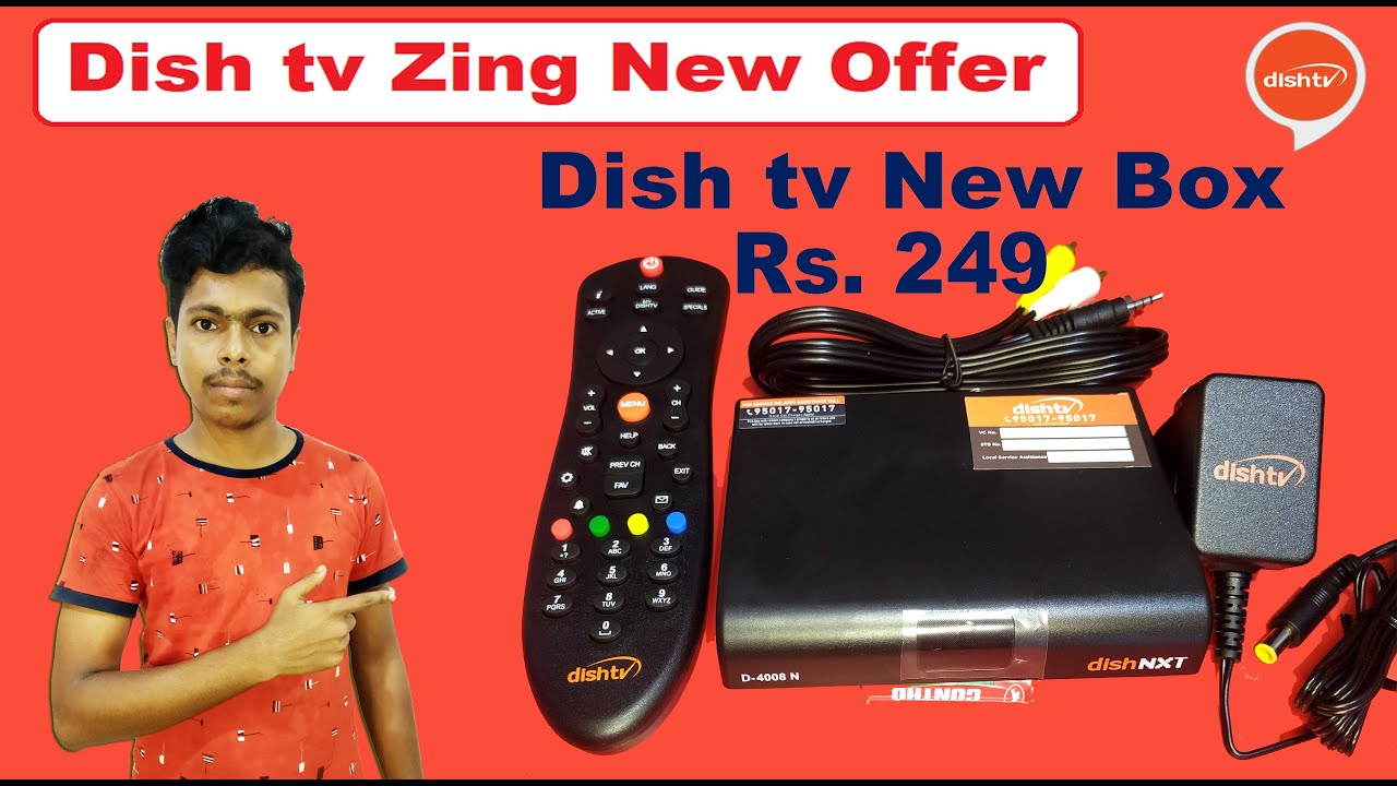 Dish tv & Zing New Offer New Connection Rs.249 dish tv New Connection Offer sanjay bangla