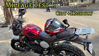 Scrambler 400X Real Mileage Test | City + Highway | Mileage Calculator App Review screenshot 2