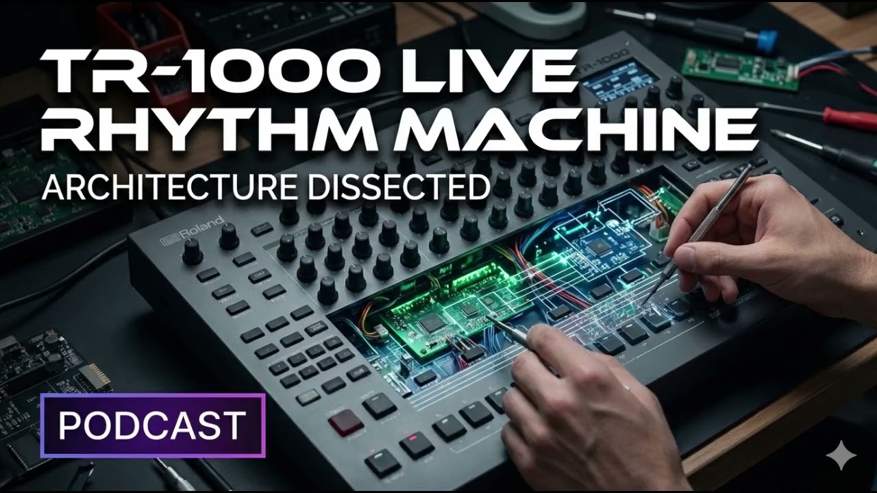 Roland TR 1000 Live Rhythm Machine Architecture Dissected