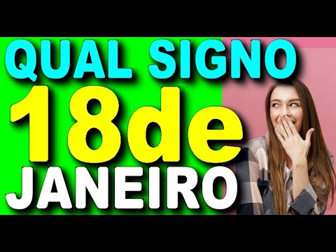 Vídeo: Horóscopo Para 18 De Janeiro De 2020