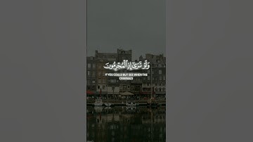 سورة السجدة یاسر الدوسری ربنا ابصرنا وسمعنا فارجعنا نعمل صالحا#سورة_السجدة #یاسرالدوسري
