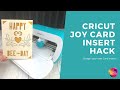 Cricut Joy Card Hack l How to Make Your Own Card Designs l Cricut Joy Card Mat