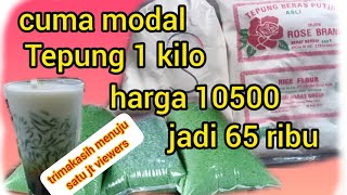 Cara Bikin cendol 1 kilo tepung, nurutin netizen