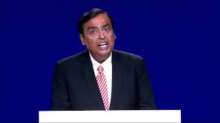 Mukesh Ambani speaking on blockchain technology Update