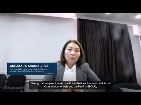 ESCAP Partnerships for the SDGs: a testimonial from the Ministry of Labour and SD, Kyrgyzstan