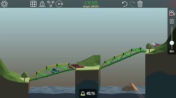 Poly Bridge 1-5 Alpine Meadows Two Part Bridge