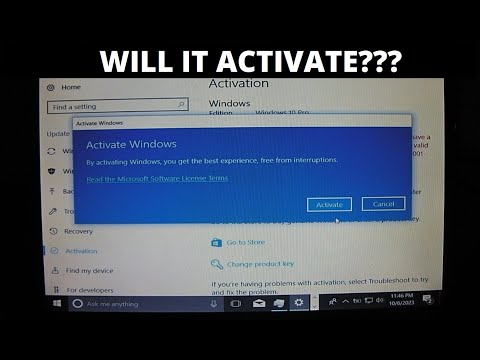Attempting activation of Windows 10 1709 using Windows 7 key (October 2023)