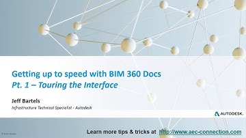 Learning BIM 360 Docs – Pt 1 Touring the Interface