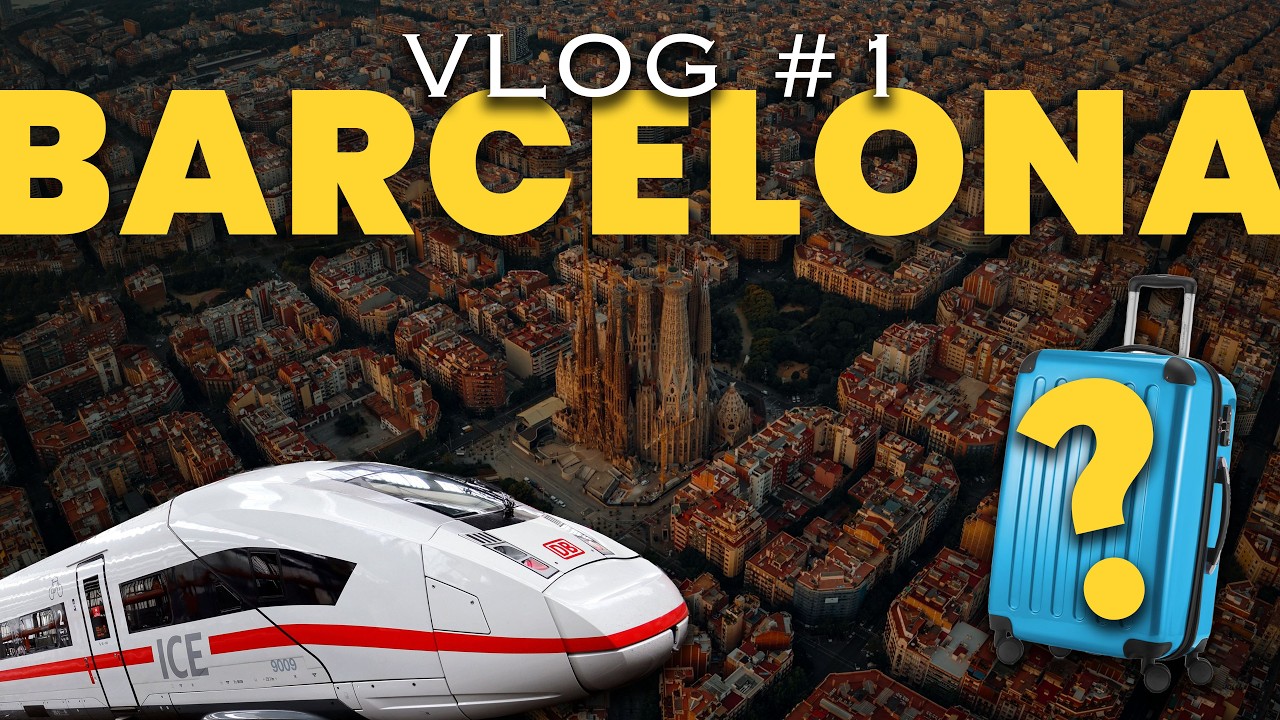 MATTHIS hat seinen KOFFER VERGESSEN!!💀🏖️ | Barcelona VLOG #1
