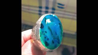 Bacan Doko totol coklat super HQ kristal giwang size jumbo code 012