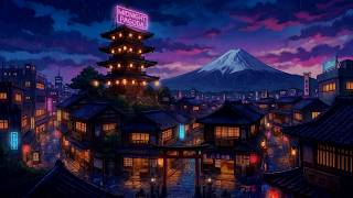 Lights Beyond the Rain 🌃 Cozy Chillhop Beats & Midnight Serenity ☔ Lofi Playlist