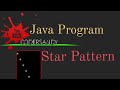 Print star pattern program in java l #starpattern#CoderSandy0#star #starpatternprogram