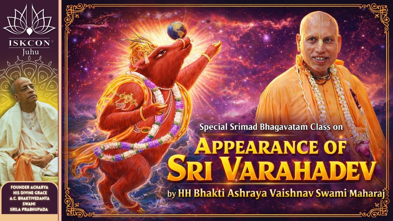SB 3.13.27 Varaha Dwadasi Special || ISKCON Juhu || Bhakti Ashraya Vaisnava Swami
