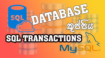 SQL TRANSACTIONS (sinhala)