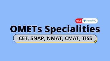 CET, SNAP, NMAT, CMAT, TISS | OMETs Specialities | Starting From October 10th | with Udit Saini