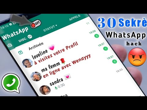 men 30 sekrè ki kache nan whatsapp | ou pa konnen