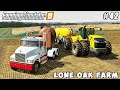 Spreading slurry and lime, planting corn | Lone Oak Farm | Farming simulator 19 | Timelapse #42