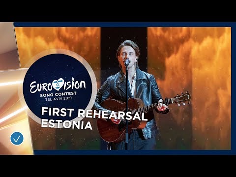 Estonia 🇪🇪 - Victor Crone - Storm - First Rehearsal - Eurovision 2019