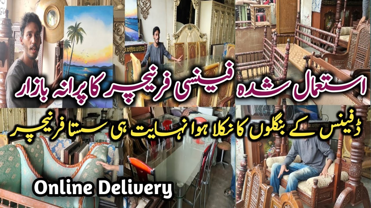 Used Antique Old Furniture Market In Karachi ! Fancy Wooden Home