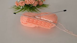 Yelek, Hırka, Şal İçin Kolay Örgü Modeli
