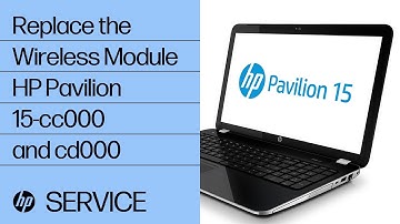 Replace the Wireless Module | HP Pavilion 15-cc000 and cd000 | HP